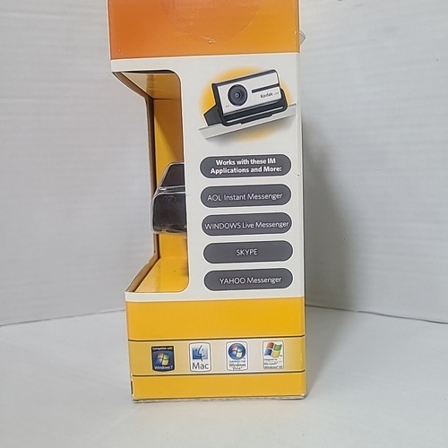 Kodak L200 Webcam USB 2.0 Noise Canceling Mic 2MP Auto Focus NIB Free Ship - Afbeelding 5 van 6