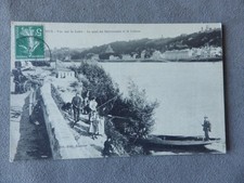 cpa 49  SAUMUR VUE SUR LA LOIRE LE QUAI DU MARRONNIER ET LE COTEAU / PECHEURS
