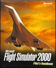 Original Microsoft Flight Simulator 2000 Pilot's Handbook; software NOT included