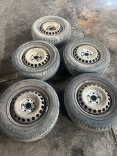 VW T5 T32 TRANSPORTER 2006 2.5 TDI SET OF 5 STEEL WHEEL 16” WITH 21565R16C
