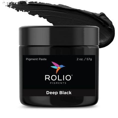 Deep Black Pigment Paste for Epoxy Resin   2oz Jar   Opaque Black Epoxy Color...