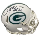 LeRoy Butler Signed Packers ALT Mini Helmet w/ HOF 22 Beckett Witness BAS COA