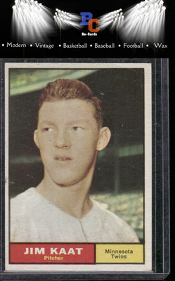 1961 Topps #63 Jim Kaat