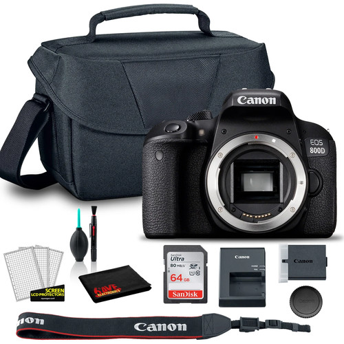 Canon 800D DSLR Camera (Body) + Bag + Sandisk 64GB Card + Care Set - Picture 6 of 6