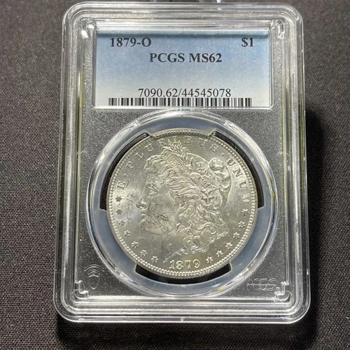 1879-O MORGAN SILVER DOLLAR PCGS MS62