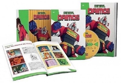 11 DVD Box Box + Hefte/Comic DAIMOS - DER GENERAL komplett neu 1978