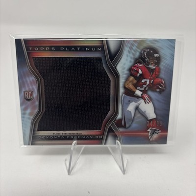 2014 Topps Platinum Devonta Freeman Jumbo Patch /68 Rookie Falcons