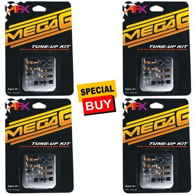 AFX 70330 Mega-G Tune Up Kit w/Long & Short Pick Up Shoes (4) HO Slot Car