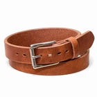 Heavy Duty 1.5" Harness Leather Belt Full Grain CCW Gun Belt USA Made Handmade