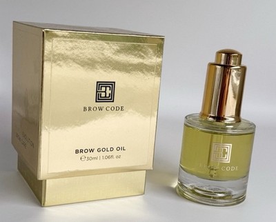 Brow Code Brow Gold Nourishing Growth Oil Regrow Thin Eyebrows New in Box