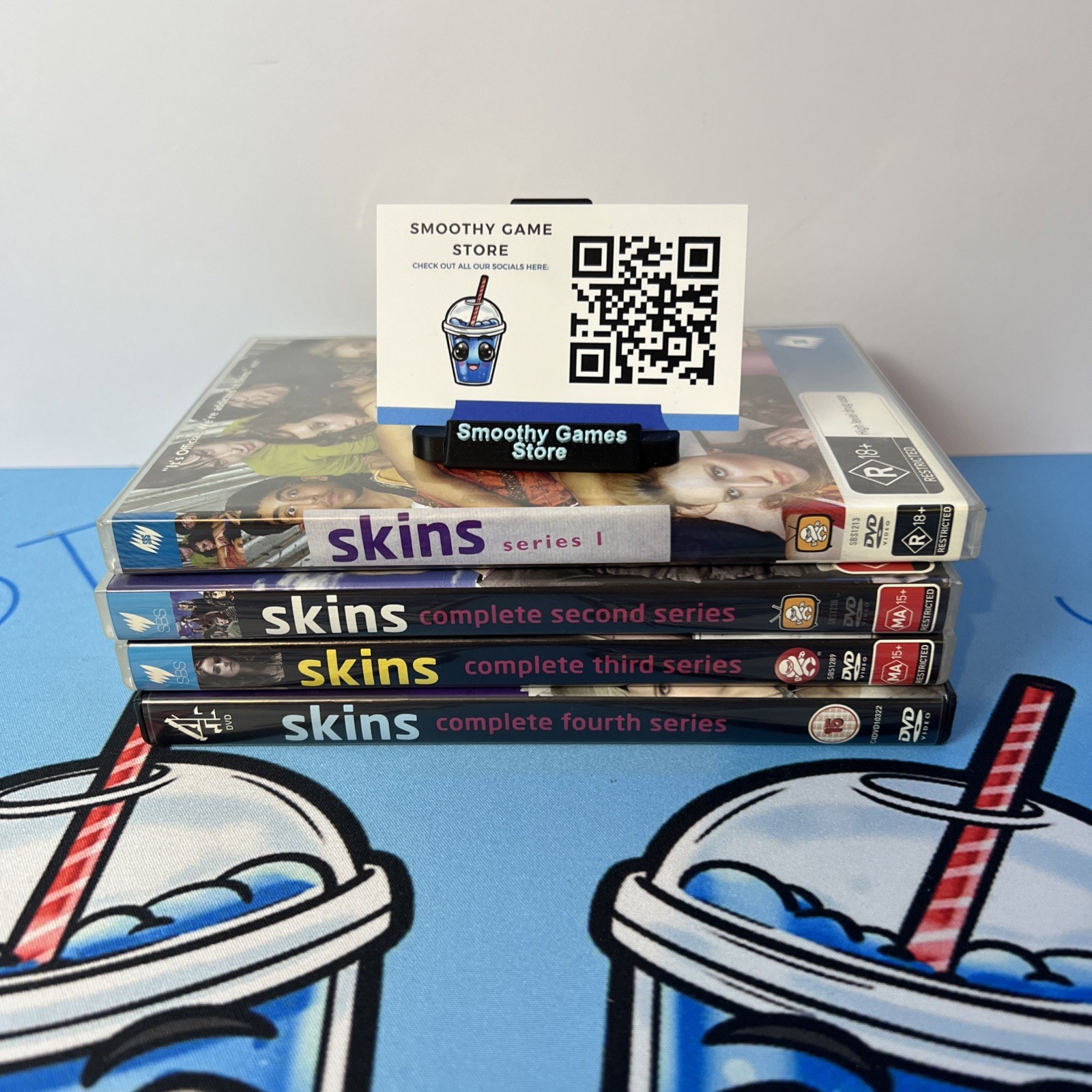 Skins Complete Series 1-4 DVD (2011) Season 1 2 3 4 - FREE POST