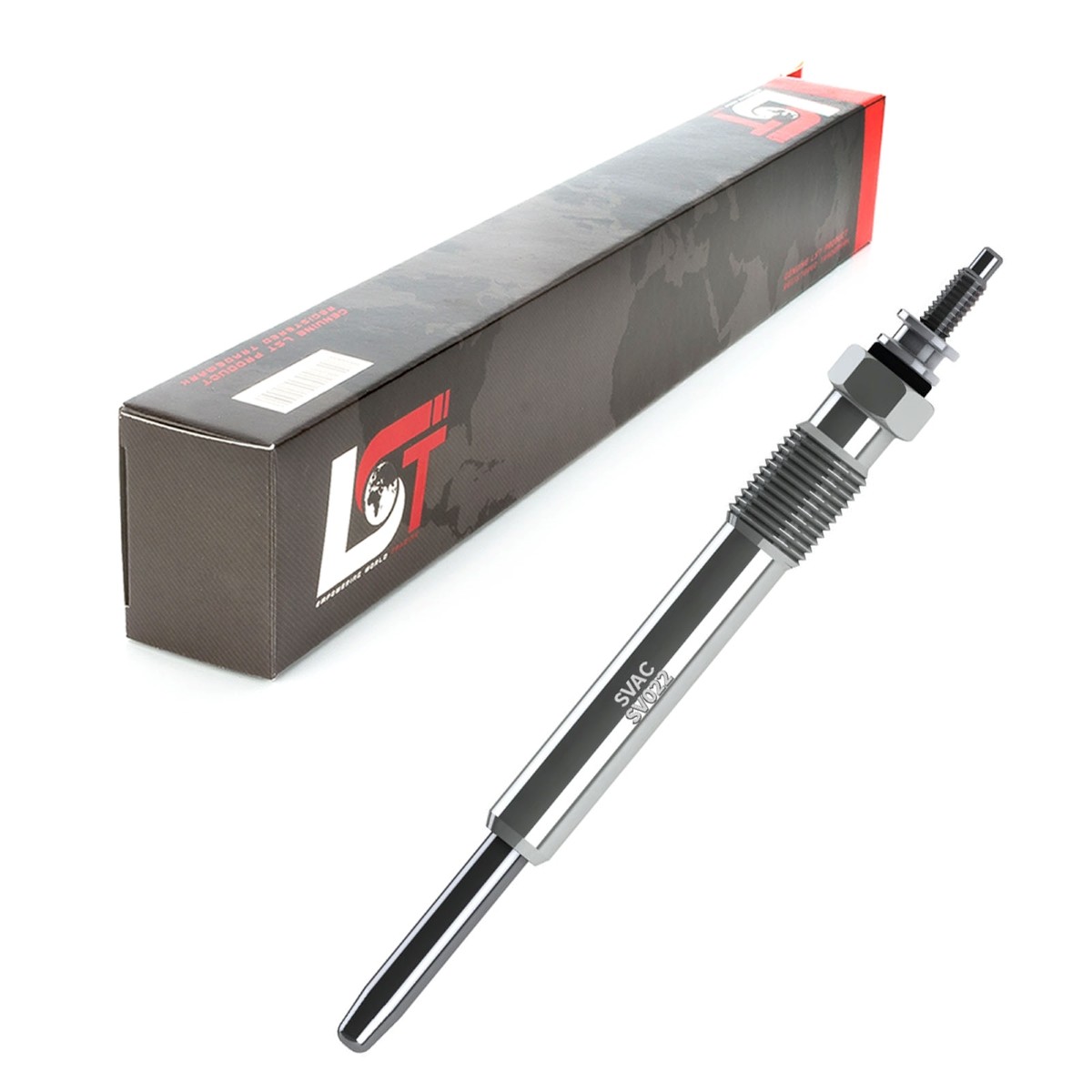 1x Glow Plug Rod Glow Plug for Lancia Phedra Zeta - 11 Volt 9623638380