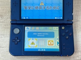 Nintendo New 3DS XL Metallic Blue Console Tested Japan ver D5443
