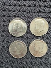 Lot of 4 1968-D Kennedy Half Dollars-40% Silver