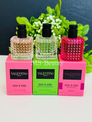 3 x Valentino Born in Roma Perfume Mini Size 6ml Each (Dabber/ Not