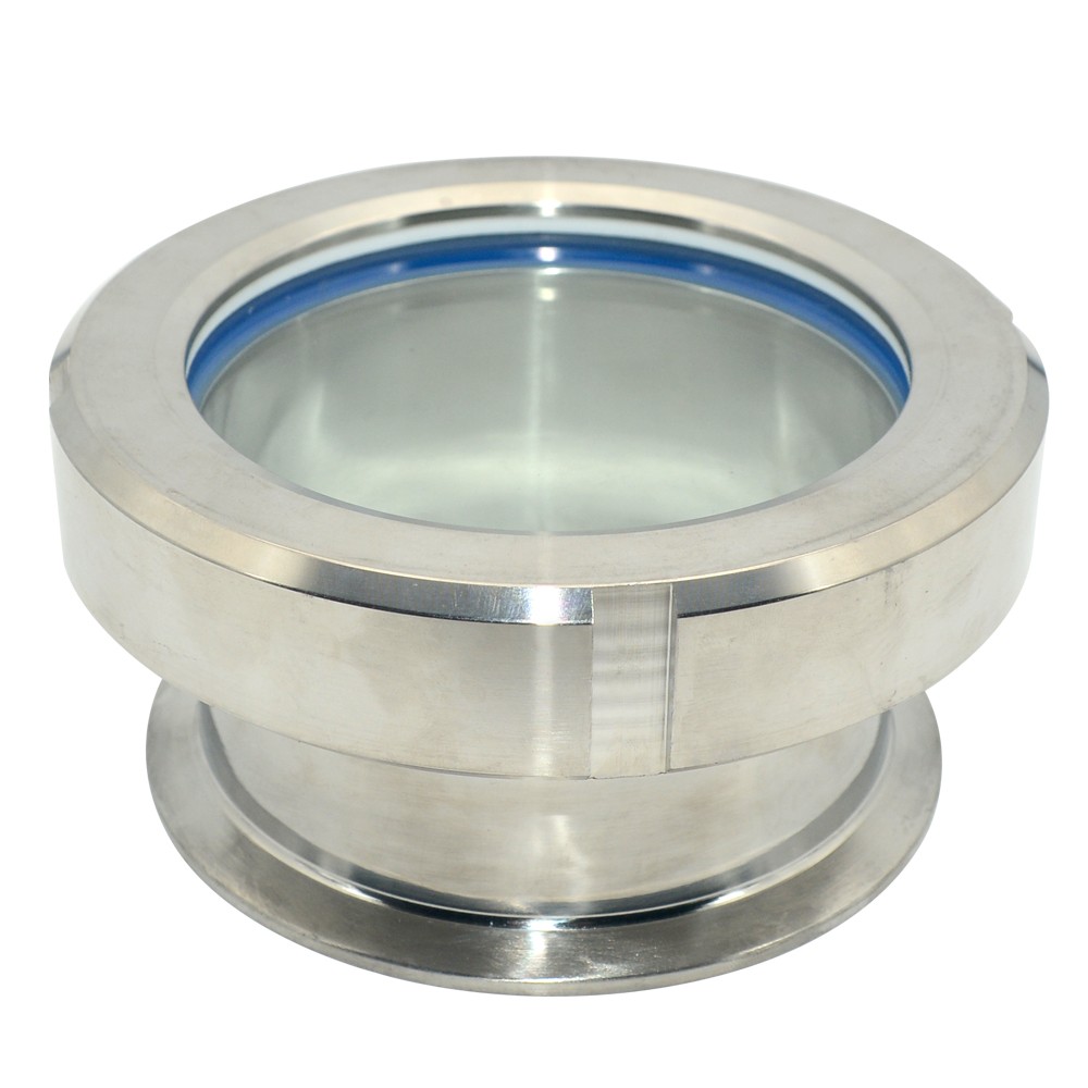 4" Sanitary sight glass 4" tri clamp union type Ferrule OD 4.5" stainless steel