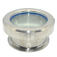 4" Sanitary sight glass 4" tri clamp union type Ferrule OD 4.5" stainless steel