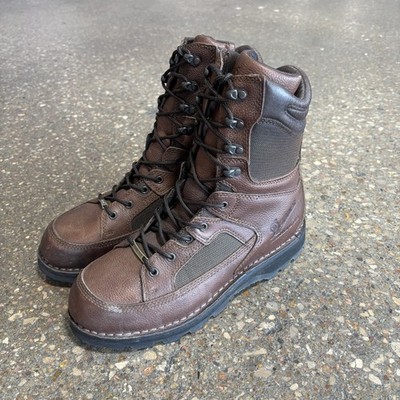 Danner Frontier 8'' 400 Gram Goretex Hiking Outdoor Brown Leather Boots Size 9.5D