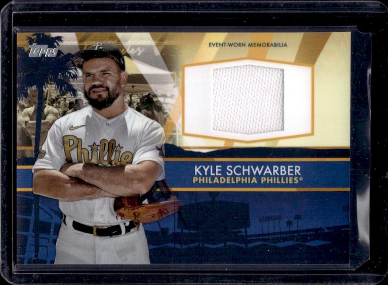 2022 Topps Update Kyle Schwarber All-Star Stitches Jersey #ASSC-KS Phillies