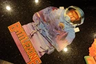 BATTLEZONE Vintage  1982 Atari Video Arcade game 2600 console  PROMO CUTOUT RARE