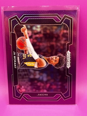 2024 Prizm Draft Picks - Ja Morant Purple Variation #12/75 Jersey Number JSY#