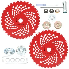 9"x 36 Teeth Carbide Tipped Blade kit for Brush Cutter Trimmer Weed Eater 2 Pack