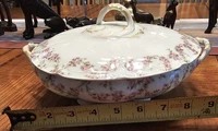 Haviland GH Field LIMOGES 9 Round Covered Serving Bowl Lidded