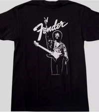 HOT NEW!!! Genuine Fender Jimi Hendrix PEACE T-Shirt All Color S-5XL