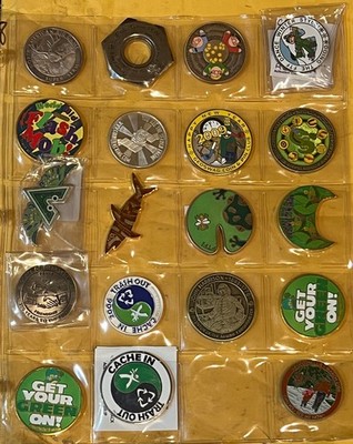 Huge Geocoin collection $30 each unactivated