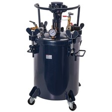 8 Gallon PRESSURE FEED PAINT POT TANK Spray Gun Sprayer Regulator Air Agitator