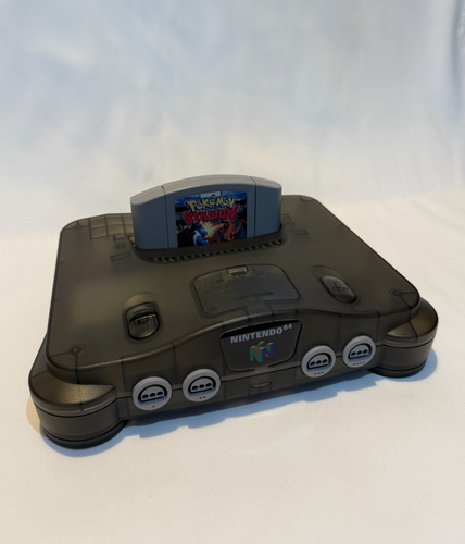 Console Nintendo 64 restaurée (noir translucide) et câbles - Livraison gratuite ✅ - Photo 7/14