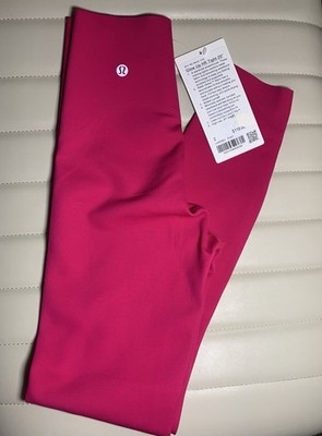 Lululemon Glow Up Super-High-Rise Tight 25''Passionate pink size 2 NWT!!! 