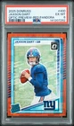 2025 PANINI DONRUSS OPTIC PREVIEW-RED PANDORA #400 JAXSON DART ROOKIE RC PSA 6
