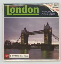 London England Famous Cities Series GAF View-Master Packet B-157 Sealed Mint