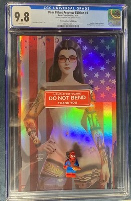 Bear Babes #1 Baroness VIP American Hero FOIL Edition Nude Tats GI Joe Jacob