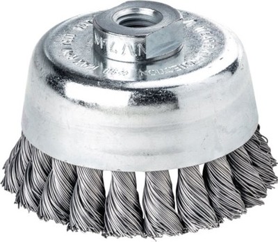 LESSMANN 484217 Topfbürste  Ø 80 mm M14 Drahtstärke 0,5 mm Stahl 9000 min-¹