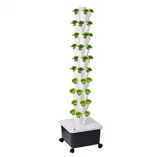 10 Layer 50Pot Vertical Hydroponic Garden Tower System Aeroponics Home Grow Kit