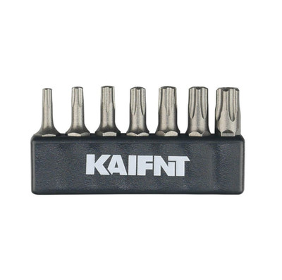 7 Piece 5-Point Torx Plus Tamper Proof Security Bit Set TS10-TS40 1/4'' Hex Shank