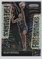 2025 Panini Prizm WNBA Fireworks Mojo Prizm /25 Kelsey Mitchell #6 ob9