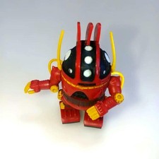 Space Battleship Yamato Analyzer Robot Figure Red Yellow Miniature Toy