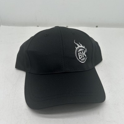 Burger King BK Hat Cap Adjustable Hook & Loop Strap Employee Black