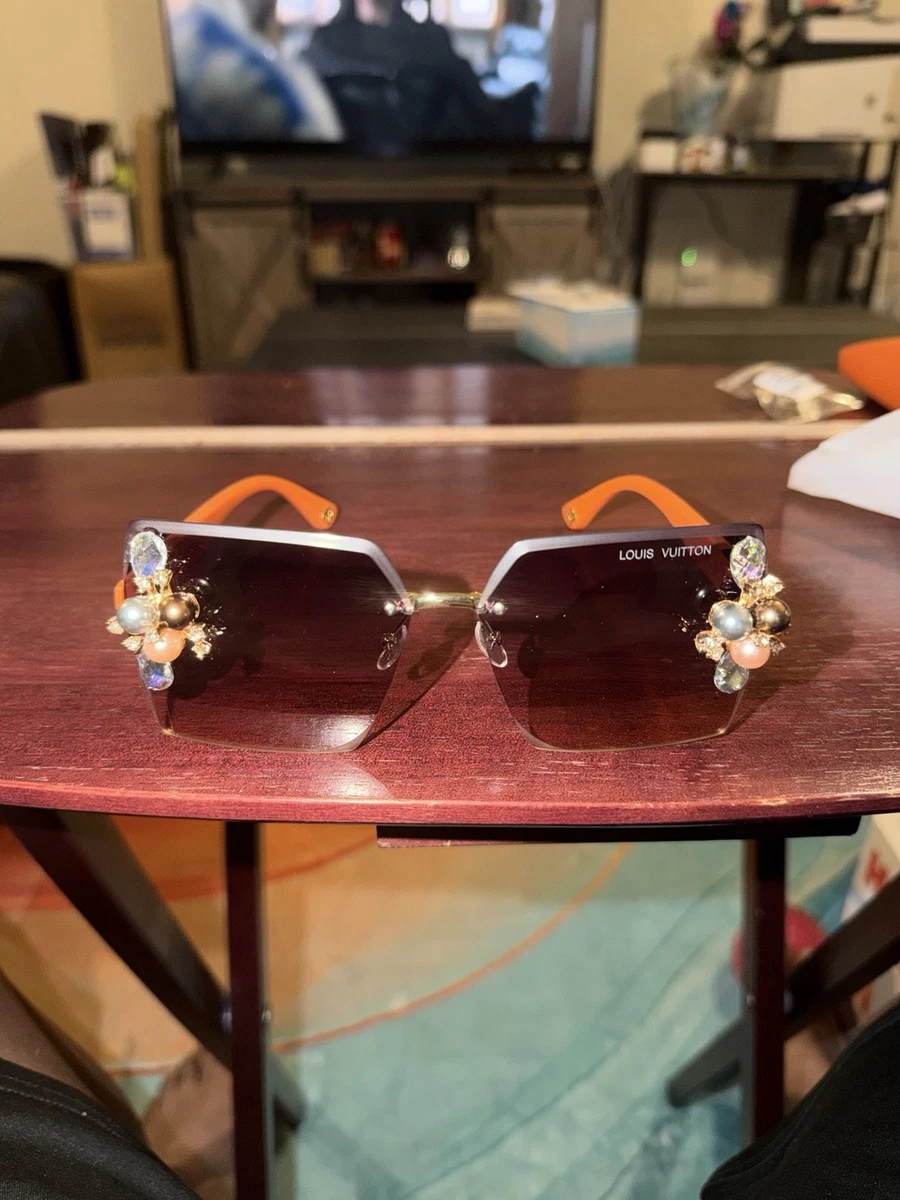 Louis Vuitton Gold Sunglasses for Women for sale - eBay