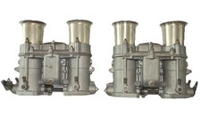 Pair Of Weber 48 Ida Carburetors Italian Made 1970s Real Deal Italy 48ida Carbs