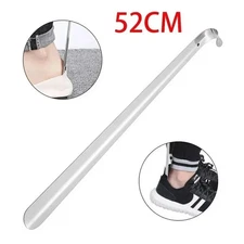 20.5" Extra Long Metal Handle Shoe Horn Stainless Steel Handled Shoehorn Horns