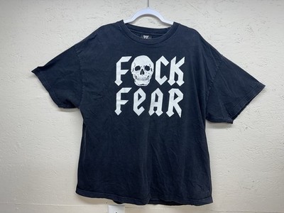 Vintage Stone Cold Steve Austin F**k Fear Drink Beer T-Shirt WWE 2XL Wrestling