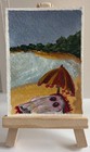 "Sun Boo-ther" OOAK ACEO acrylic landscape painting, signed by artist — photo 1