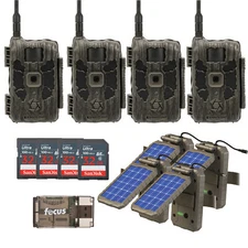 Stealth Cam 40MP Deceptor Max Cellular Trail Camera 4 Pack Bundle