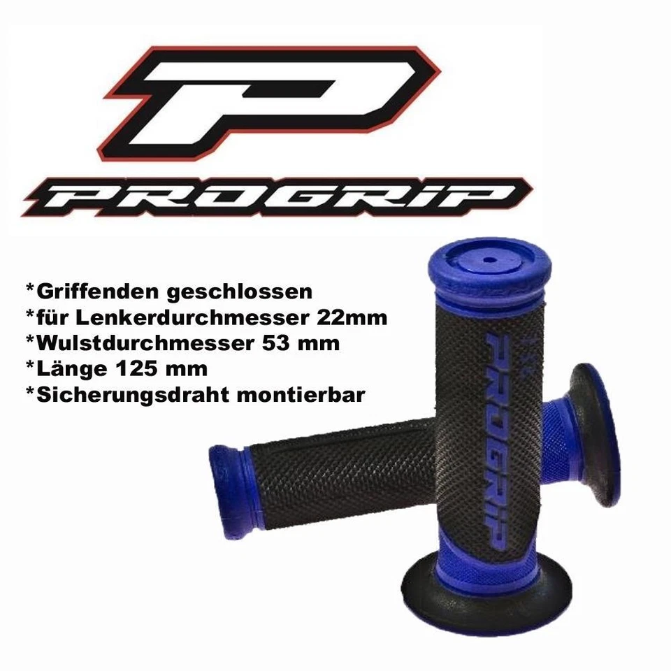 Manopole Manubrio IN Gomma Gel Blu per Yamaha FJ 1200 86-97 1XJ 3CW 3YA FJ1200 Foto 3 de 3