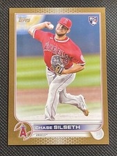 MLB - 2022 TOPPS UPDATE - Chase Silseth #US192 Gold 0758/2022 Angels
