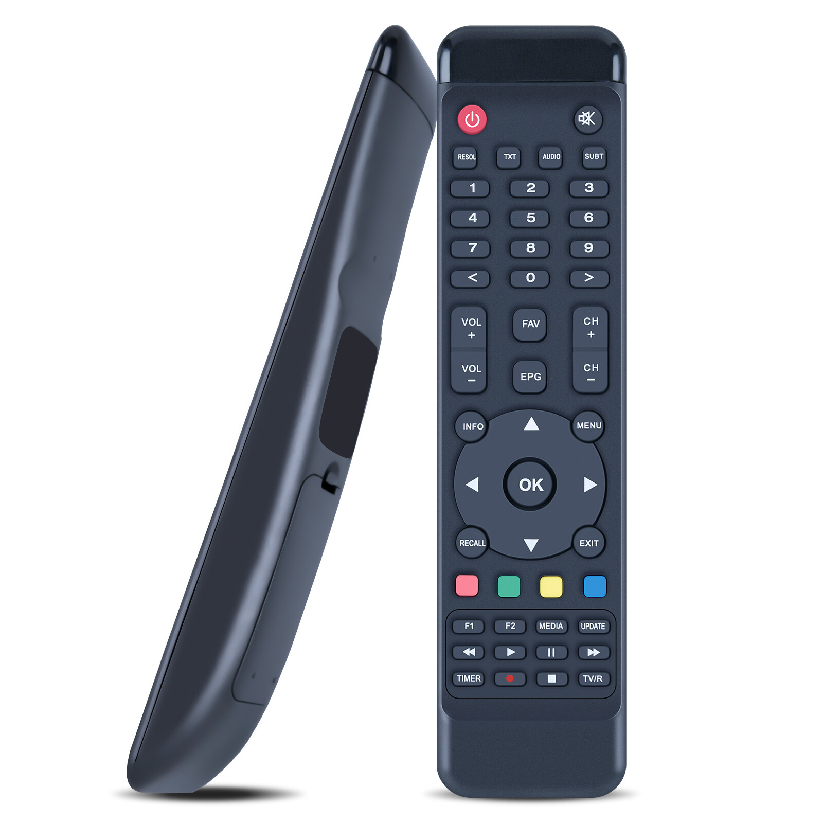 Remote Control Fit For VIARK SAT DVB-S2 4K Full HD Satellite H.265 HEVC Receiver